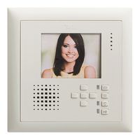 Poste mains-libres vidéo ENC EDIZIOdue FMI gris clair