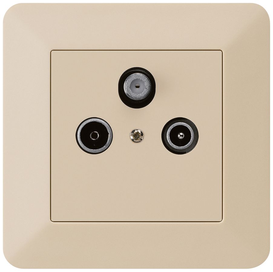 UP-Antennendose kallysto.trend R/TV/SAT beige