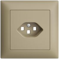 UP-Frontset EDIZIOdue sand 88×88mm 1×T23