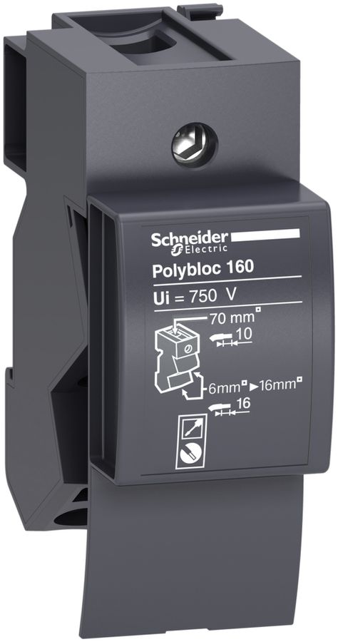 Klemmenblock Schneider Electric Polybloc 1L 160A