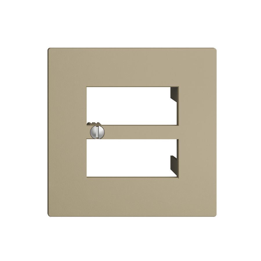 Placca frontale 4×RJ45 EDIZIOdue sand R&M swissline