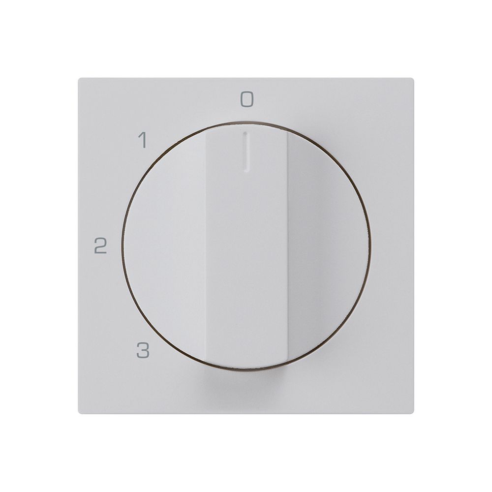 Abdeckset kallysto zu Drehschalter 0123 hellgrau