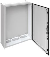 Wandschrank Hager univers mit Volltür SK I IP55 1250×800×275mm RAL 7035