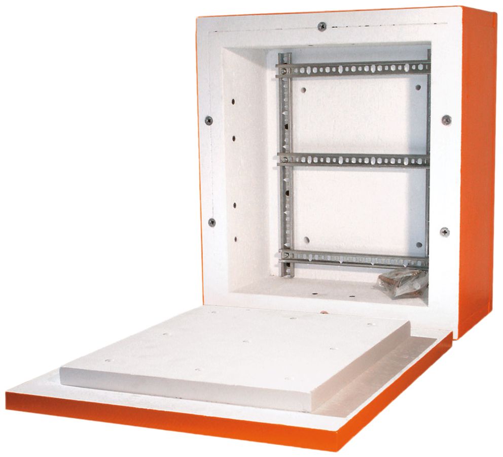 AP-Abzweigdose Dätwyler HS E90 mit DIN Shiene 600×380×220mm