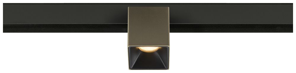 Spot LED SLV FIXT-IT Surface 8W 495lm 920…930 36° DALI 48V AD square brz/ne