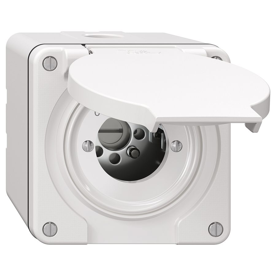 Contact pivotant NAP NEVO, sans cylindre, KS, 0<->1, blanc