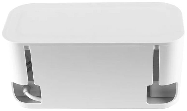 Presa multipla A. Steffen Cable Organizer Box con interruttore 5×T13 bianco