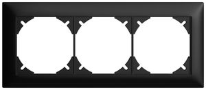 En-tête ENC EDIZIOdue SNAPFIX® 1×3 horizontal 197×77mm noir