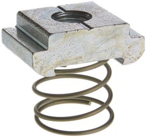 Ancoraggio Woertz, acciaio zincato, M3, con molla e vite