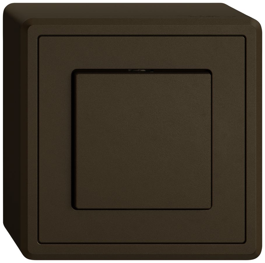 AP-Druckschalter EDIZIO.liv SNAPFIX® Aus/Wechsel 3/2L br