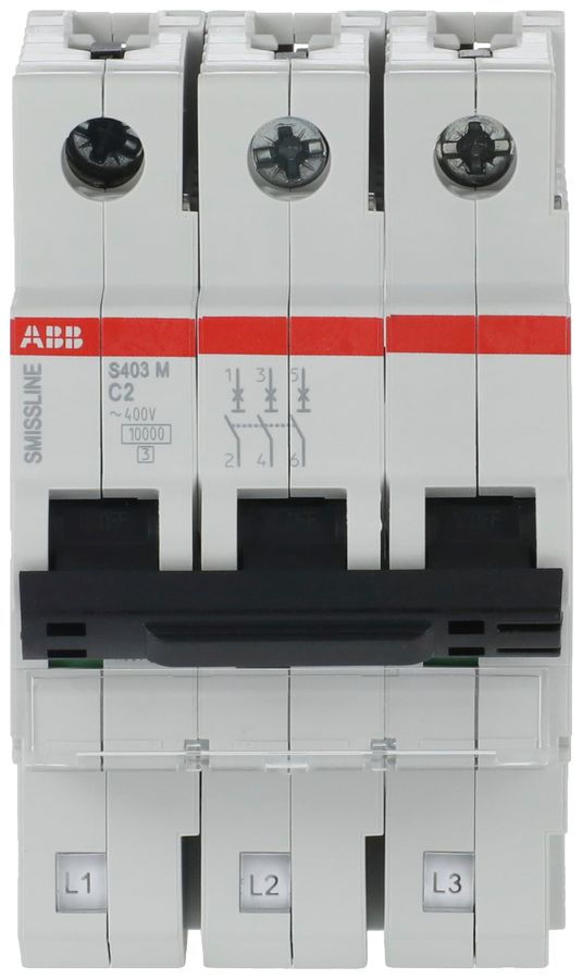 Leitungsschutzschalter SMISSLINE TP S 3×2A C 10kA