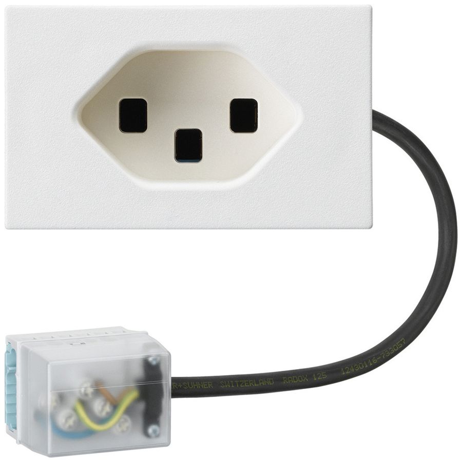 Prise INC FLF type 23 L3 blanc pour câble plat Ecobus power