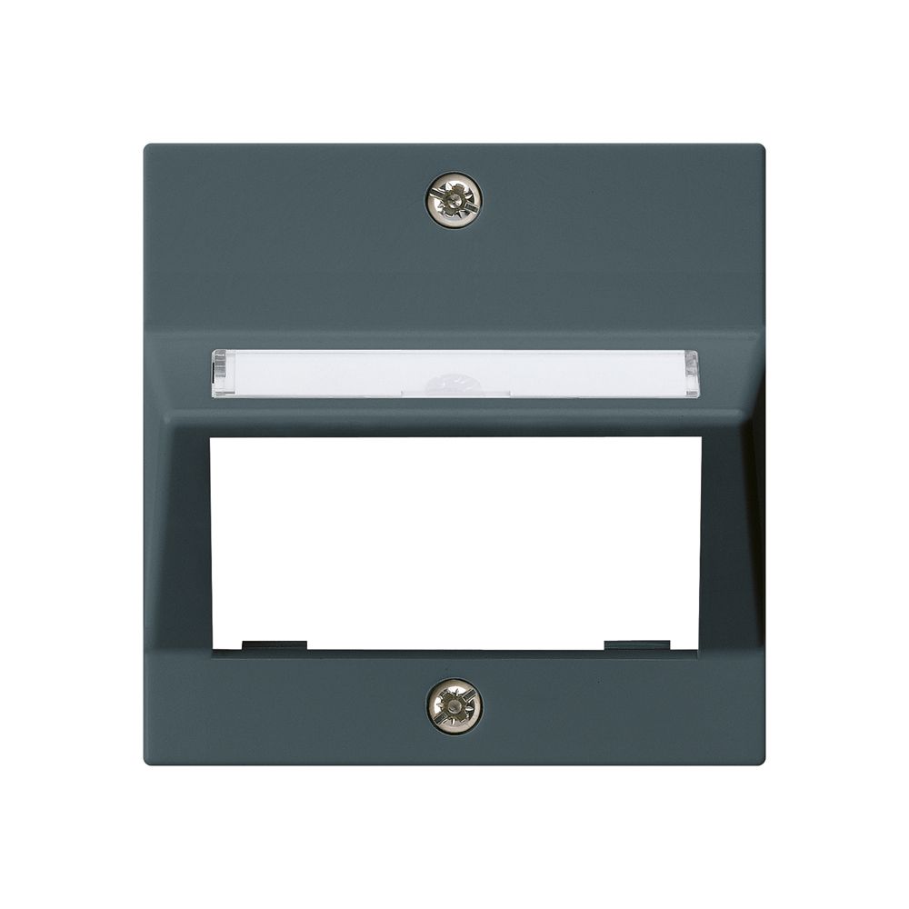 Plaque frontale kallysto pour module multimédia sortie oblique duroplast an