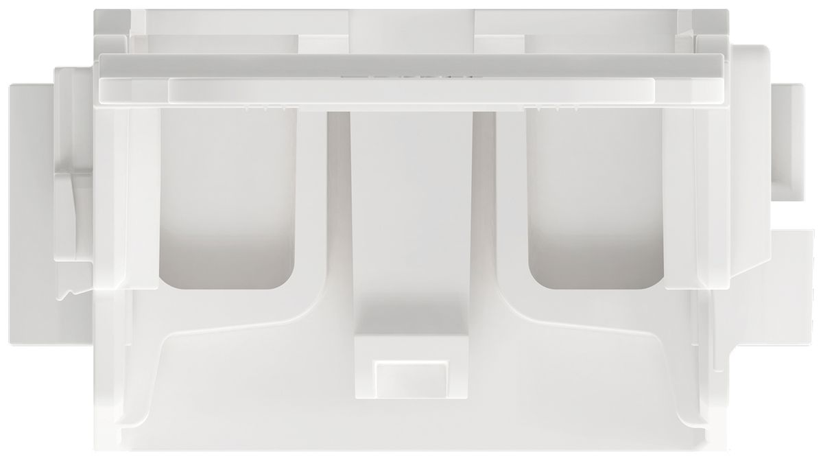 Befestigungsadapter WAGO m.Zugentlastung für 10×4mm² TH35 ws