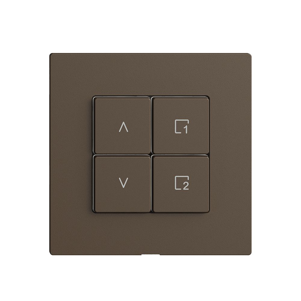 Storenschalter 1K/4T Szene WLAN Edue Wiser coffee