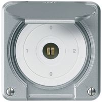 Interruttore a chiave quadrata INC robusto IP55 con coperchio S2/1P all combi