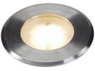 EB-LED-Bodenleuchte SLV DASAR FLAT Ø80mm 230V 3.5W 140lm 3000K IP67 Edelstahl