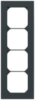 UP-Abdeckrahmen kallysto.pro 4×1 schwarz 94×274mm