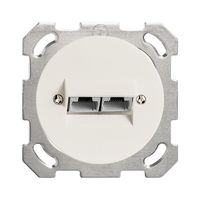 UP-Dose 2×RJ45/u 4P getr.ws ITplus PM 58mm