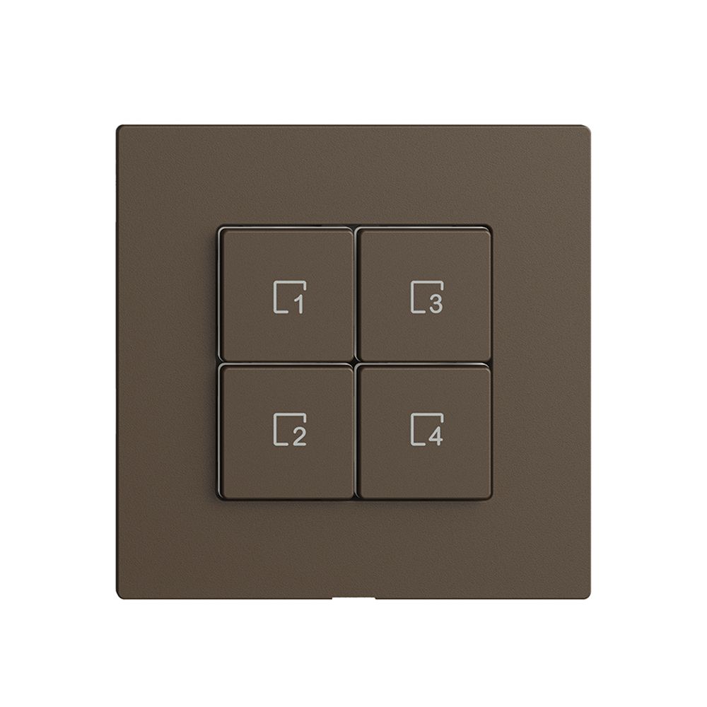 Poussoir scène 4 scènes/4T Edue Wiser coffee