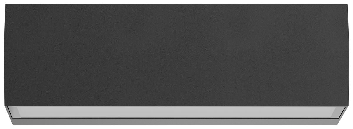 Applique LED DOTLUX BRICK 15W 1100lm 830/840 IP65 DMX 300×100mm nero