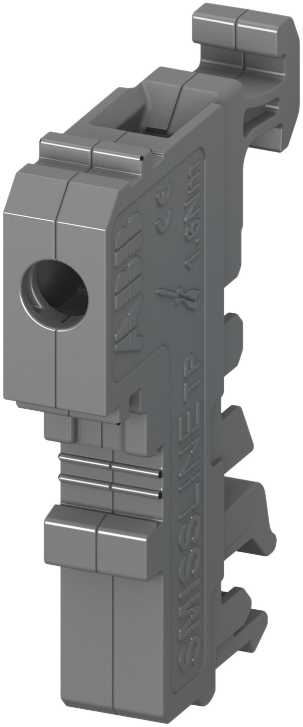 Bloc de séparation ABB SMISSLINE TP pour socle additionnel 10mm², noir/gris