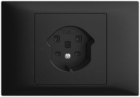 Presa INS EDIZIOdue T25 16A nero morsetti a vite