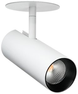 Spot LED INC SG Tube Mini 13W 620lm 920…940 40° VAR Ø59×160mm blanc