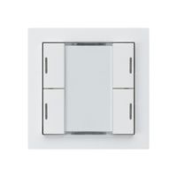 UP-Taster kallysto A KNX 4× RGB LED s/e-link weiss