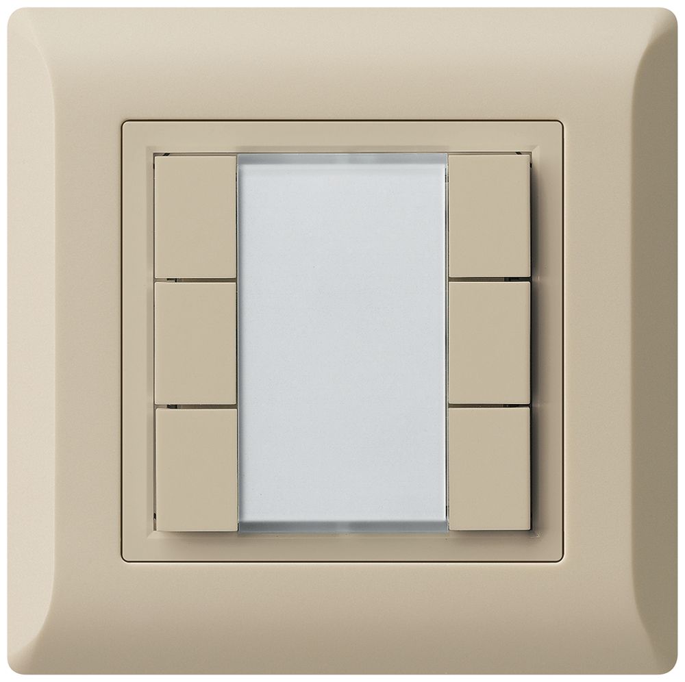 AP-Multifunktionstaster kallysto.line KNX RF 6-fach beige