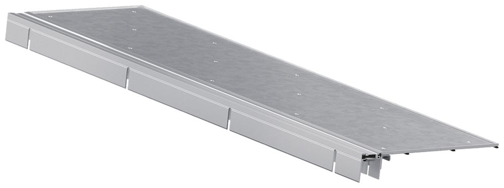 Couvercle tehalit BKB supérieure vasque avec brosse p.canal de sol 300×1000×3mm