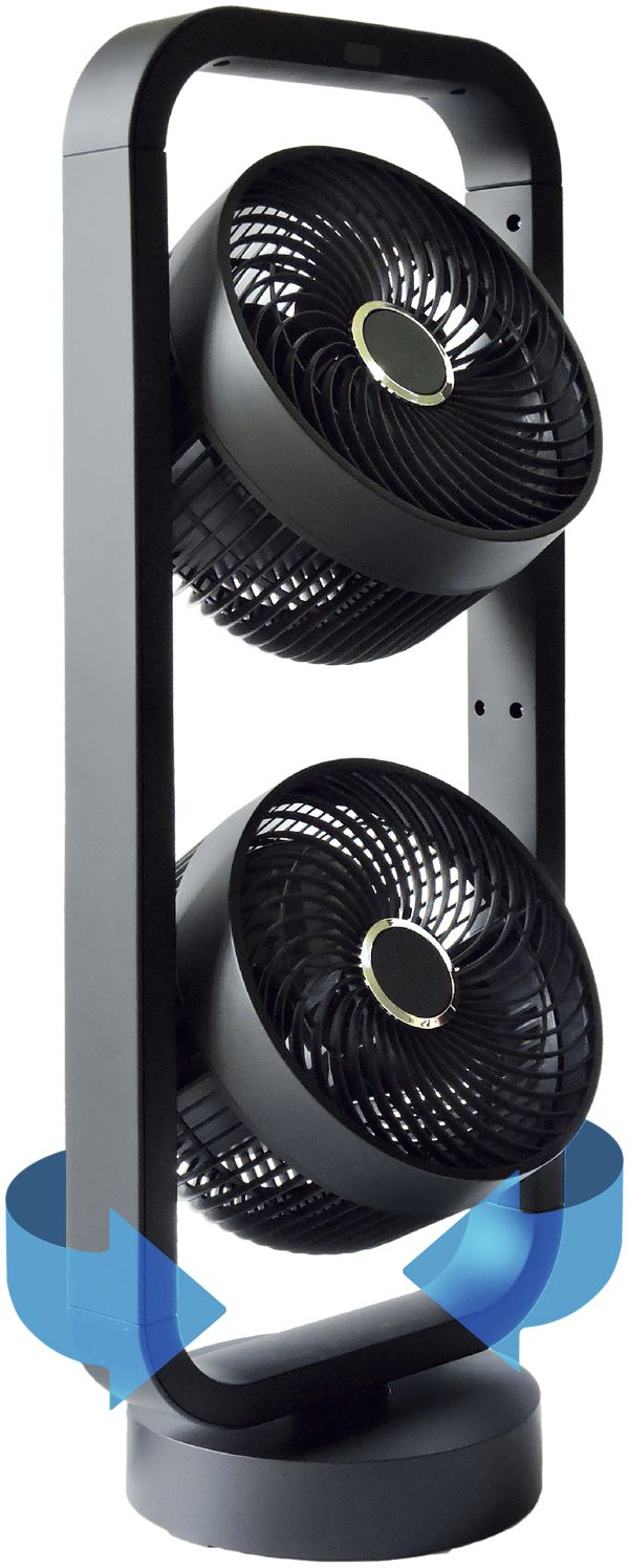 Standventilator Armin Schmid Vind 2 728m³/h 70W 275×700×196mm schwarz