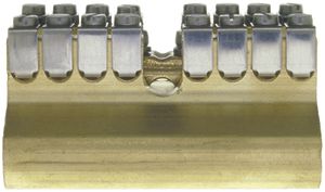 Schutzleiter-Reihenklemme Woertz 16mm² Schraubanschluss 17×1 Hutschiene TH35