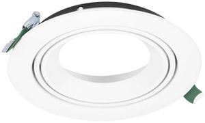 Cadre de montage LUDOSPOT 111 ROUND CARDAN, 165mmØINC, blanc