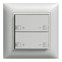 UP-Dimmer ZEP 2K/2T Zentral-Nebenstelle LED EDIZIOdue silver