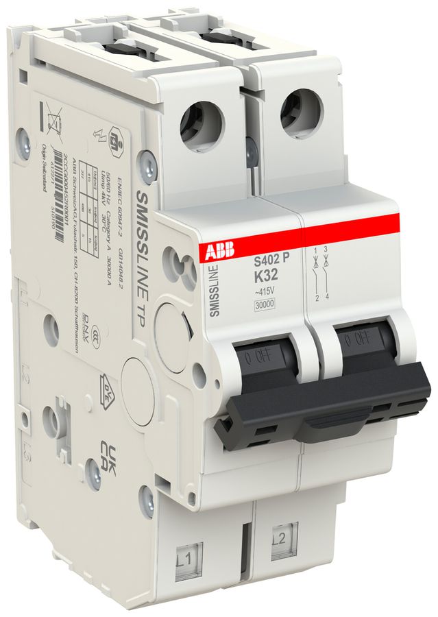 Disgiuntore SMISSLINE TP, 2L, K, 32A, 30kA