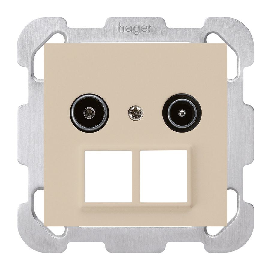 Prise d'antenne ENC R/TV HMS kallysto B 19dB beige