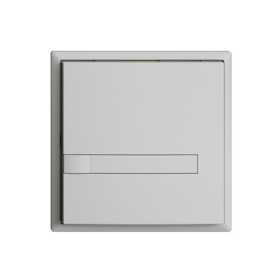 Poussoir KNX RGB EDUE, 250mW, s.LED, a.insert papier, 1×poussoir, 1×touche, grc