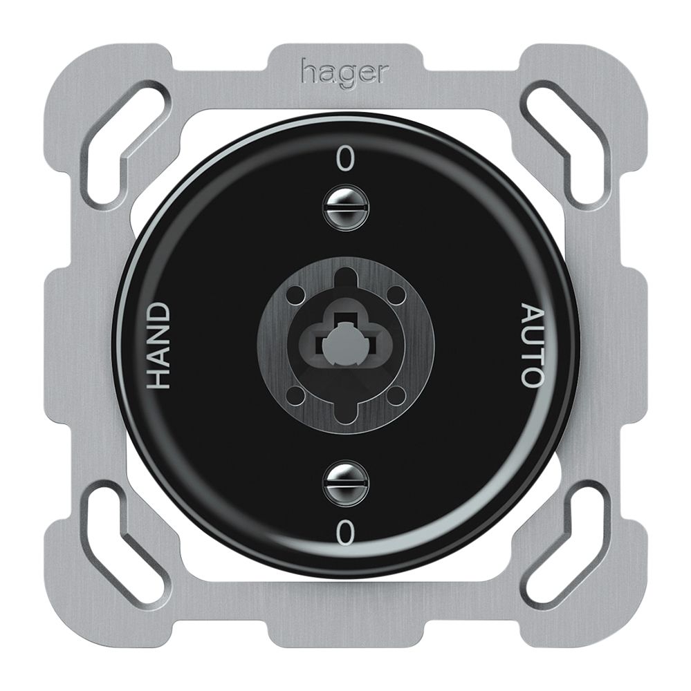 Interruttore a chiave INC origin comm.2/1L 16A 250V 0-AUTO-0-HAND 77×77mm ne