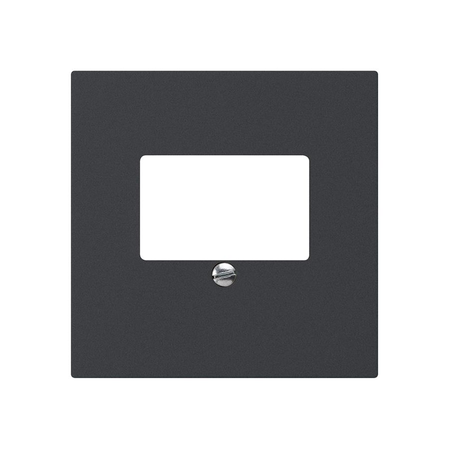 Frontrahmen zu DSL-Dose schwarz