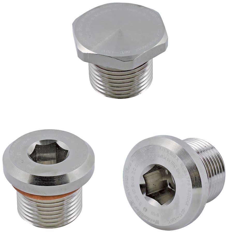 Verschlussstopfen Weidmüller VP-HEX M20-EX W M20×1.5mm IP66/67/68 Metall