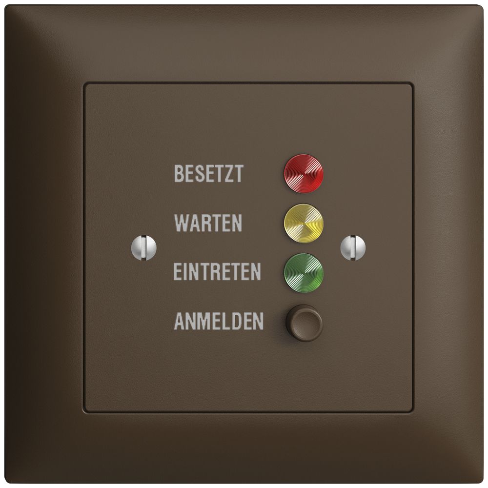 UP-Türstation für Rufleuchte deutsch, EDIZIOdue coffee