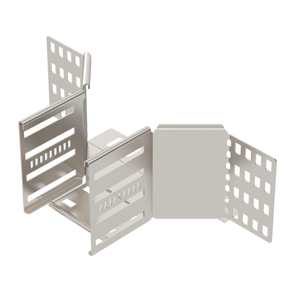 Sortie en T BET RAA 110×100mm acier fin A2 brut