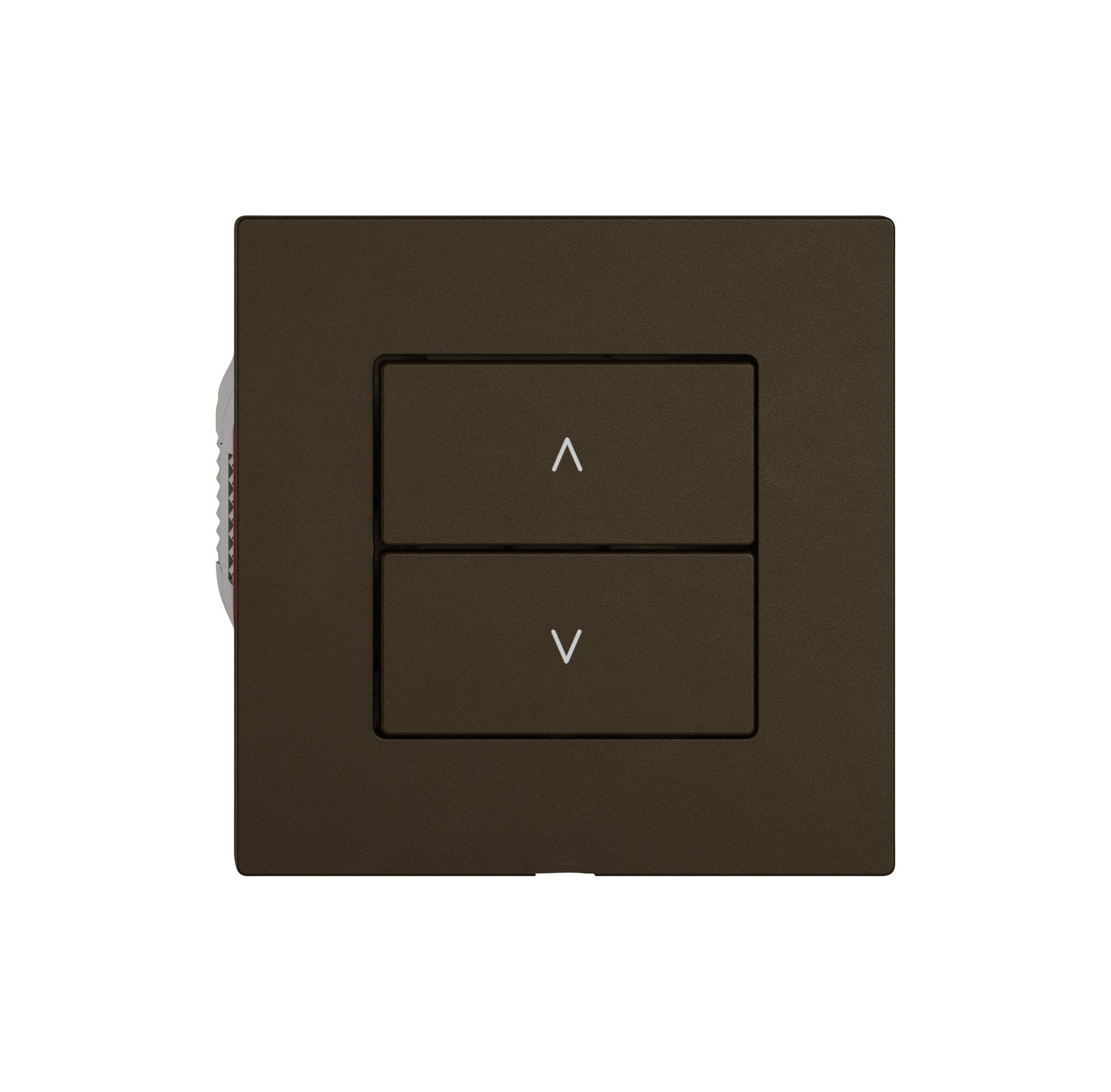 Storenschalter EDIZIO.liv Wiser SNAPFIX® 2 Tasten br