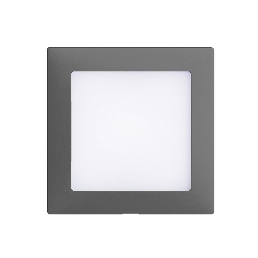 Kit frontale EDIZIOdue grigio scuro 60×60mm per lampada LED