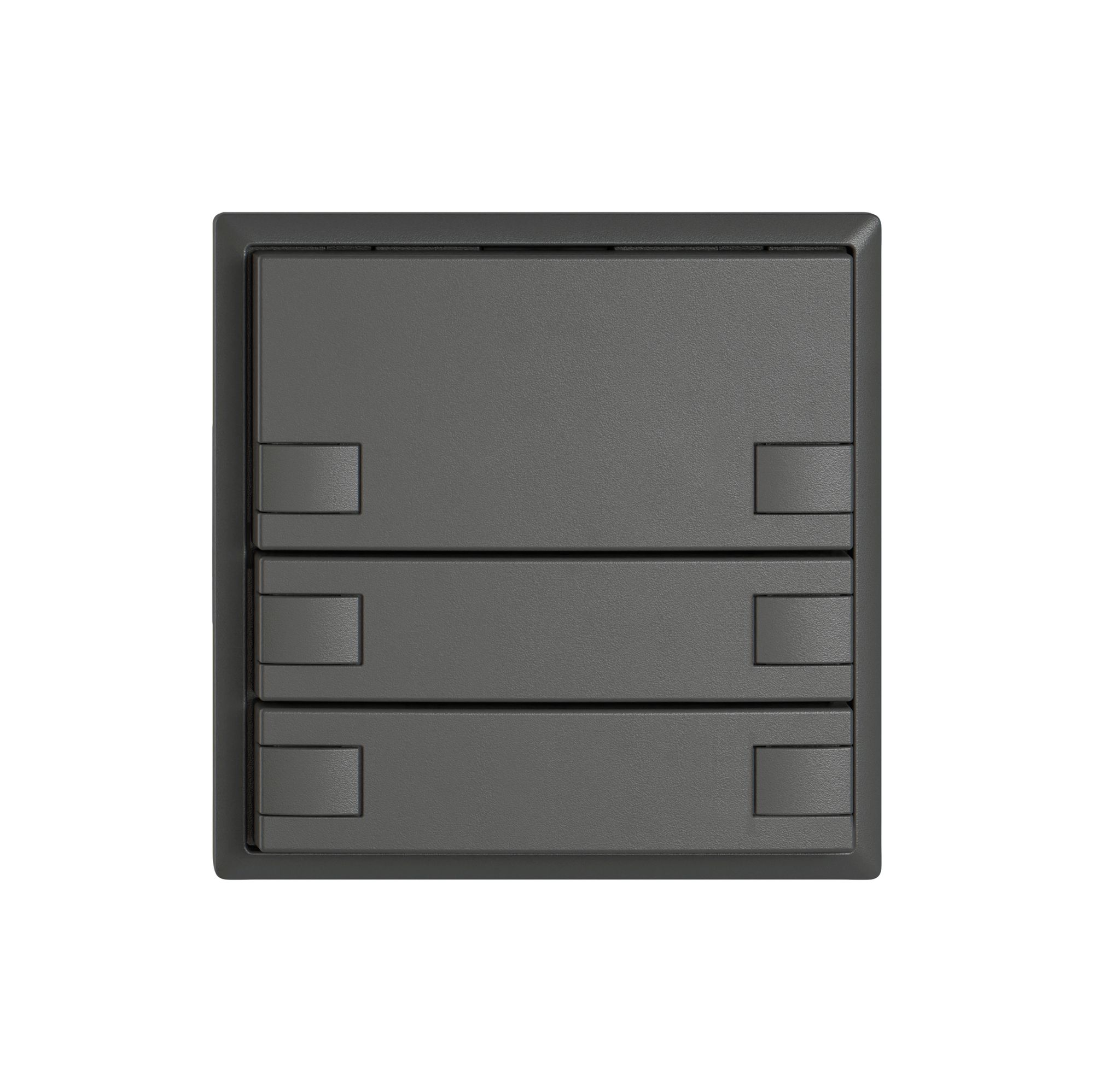 Poussoir KNX RGB EDIZIO.liv SNAPFIX® capteur temp.s.LED 3× comm.2T grf