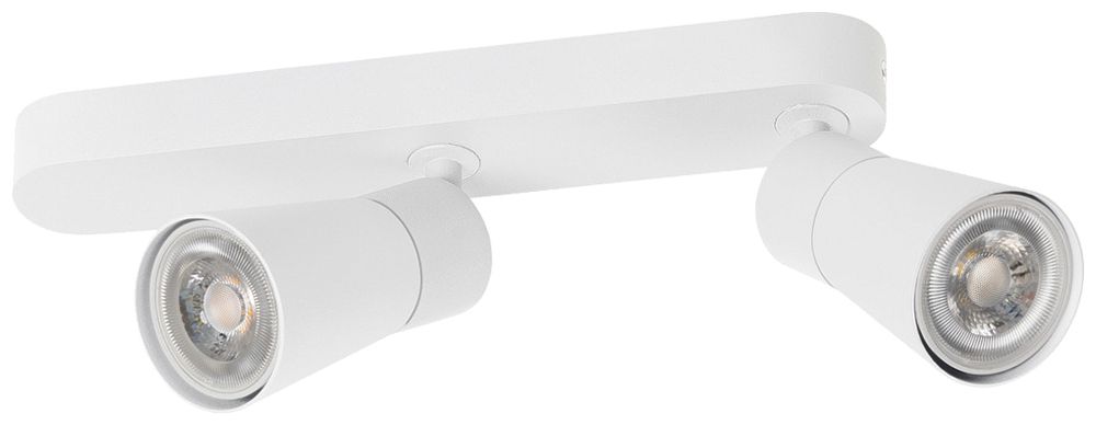 Spot SLV PURI 2.0 Cone CW GU10 2×6W VAR 258×42×138mm blanc