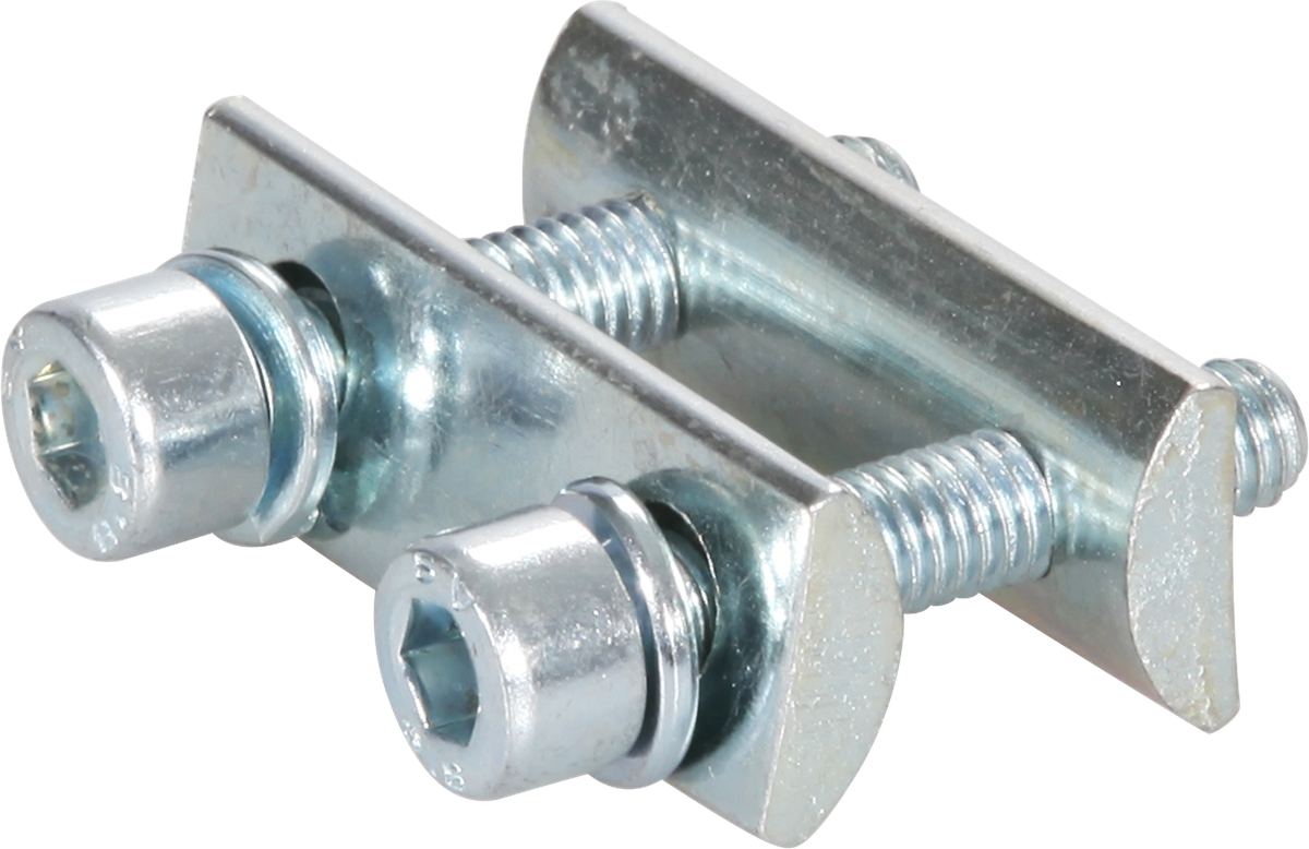 Bride tension acier zing.galv. avec 2 vis vis 6-pans intér. M6