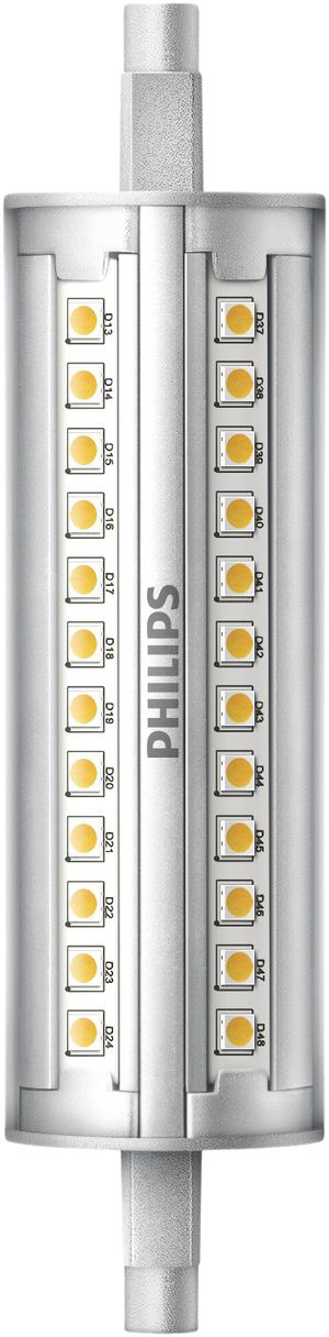 Lampe LED CorePro R7s DIM 14…100W 230V 3000K 1600lm Ø29×118mm clair