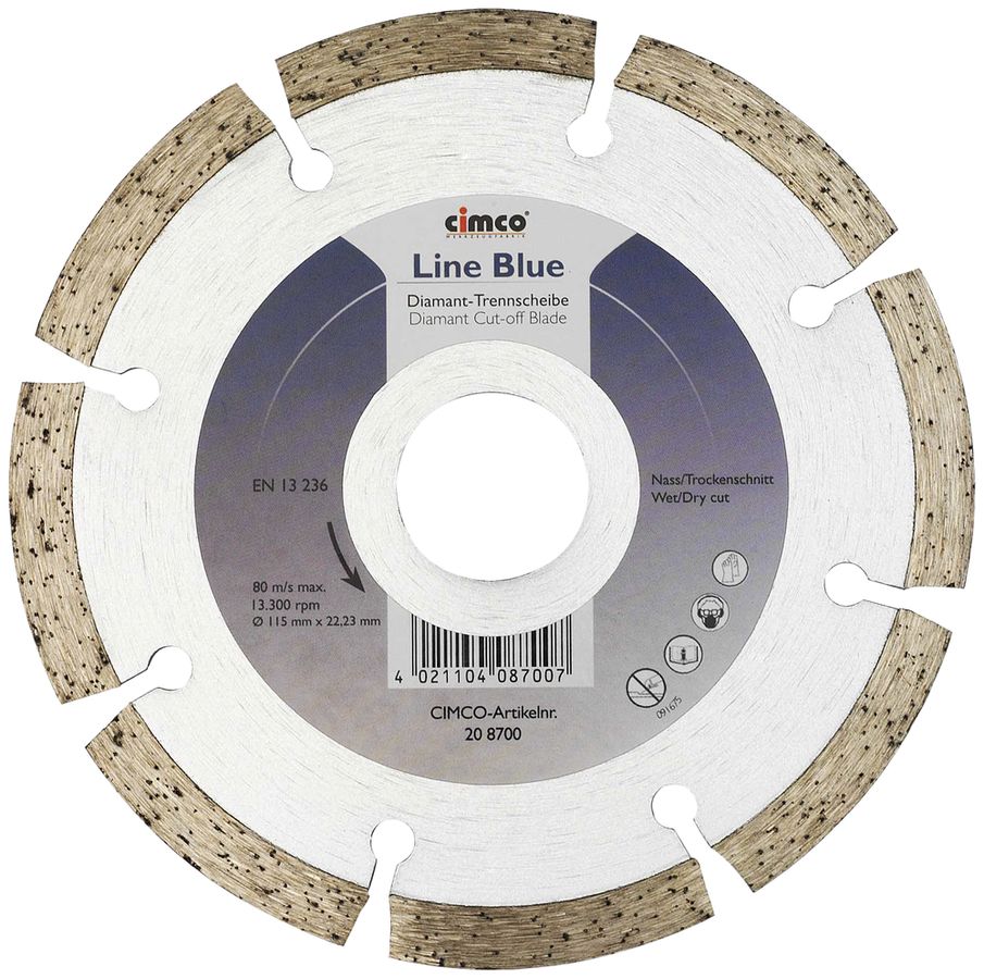 Diamant-Trennscheibe Cimco Line Blue Ø115mm